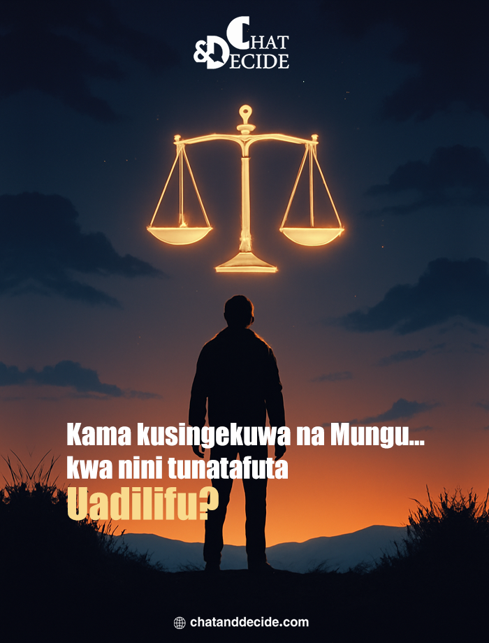 Kama kusingekuwa na Mungu… kwa nini tunatafuta Uadilifu?