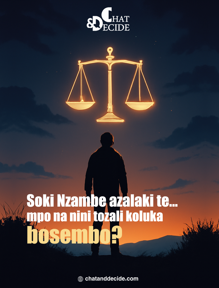 Soki Nzambe azalaki te... mpo na nini tozali koluka bosembo?