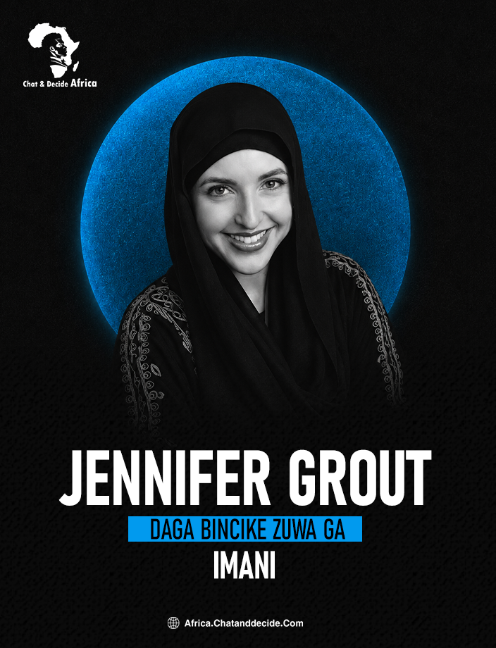 Jennifer Grout... Daga bincike zuwa ga Imani