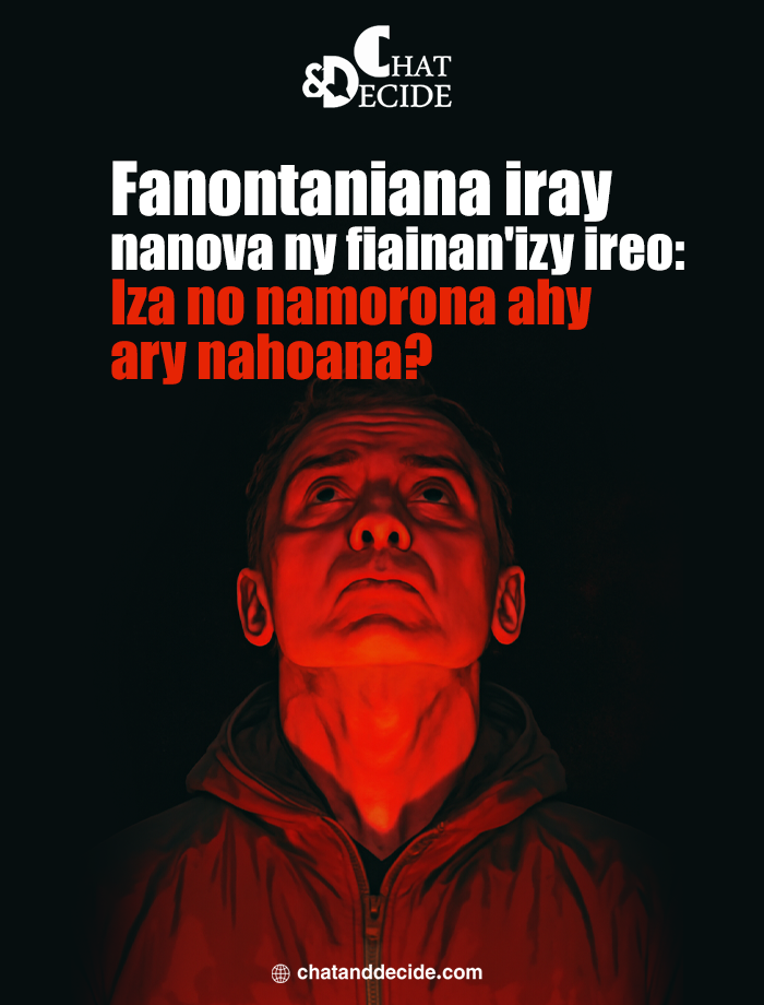 Fanontaniana iray nanova ny fiainan'izy ireo: Iza no namorona ahy ary nahoana?