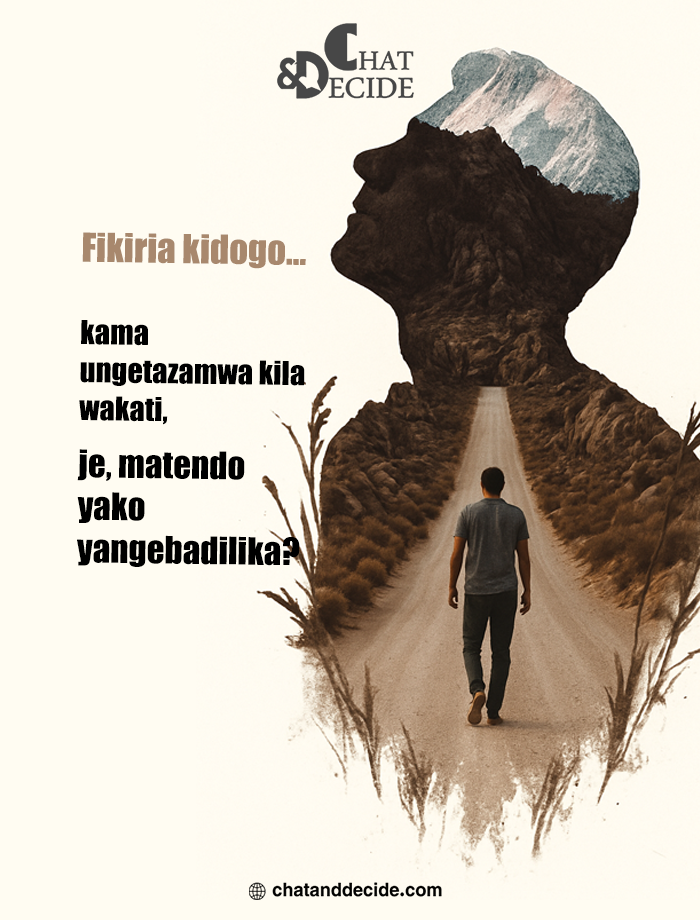 Fikiria kidogo… kama ungetazamwa kila wakati, je, matendo yako yangebadilika?