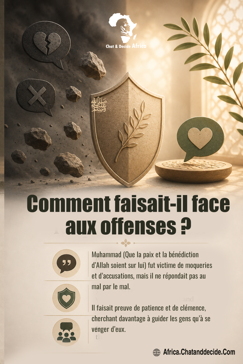 Comment faisait-il face aux offenses ?